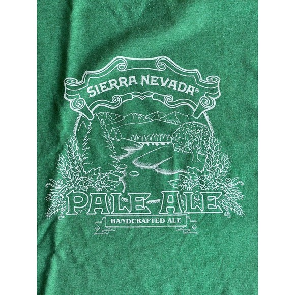 Sierra Nevada Pale Ale Short Sleeve T Shirt Mens XXL Green - Picture 4 of 5